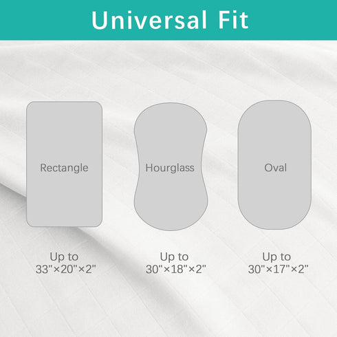 2 Pack, Mattress(16''32''/17"x32"/20''x33''), Muslin Bassinet Sheets for Boys and Girls Ultra Soft Muslin Fitted Baby