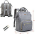 BHAFEM Backpack, Backpack Baby Diaper Bag Baby Bag with Laptop Compartment, Vegan Leather, Large Capacity, Waterproof