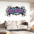 Personalized Gamer Name Decal Graffiti Wall Art Custom Personalized Boys Room Stickers