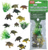 Wild Republic Mini Turtle Polybag, 15Piece Educational Toys, Kids Gifts, Reusable Bag