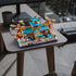 Set, (2350PCS) Micro Building Block Chinese Suzhou Garden Architecture Model Kit with Cherry Blossom Bonsai Tree
