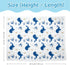 Whale Baby Blanket for Boys or Girls, Soft Kids Throw Minky Blanket 30x40 for Toddler Newborn Nursery Crib Bedding