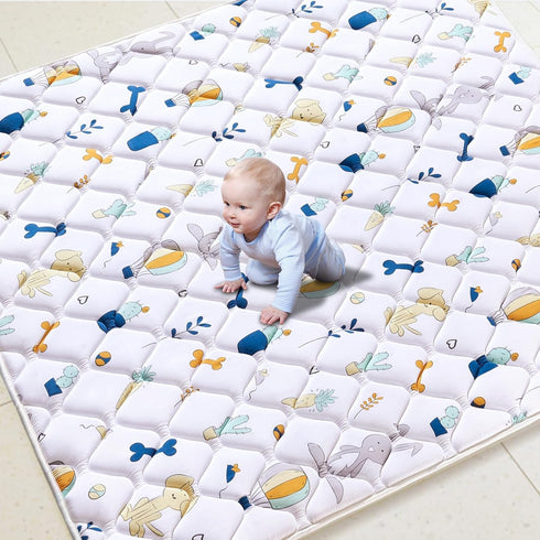 Premium Foam Baby Play Mat 47" X 47", Thicken One-Piece Crawling Mat,