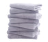 8 Pack Burp Cloths for Baby - Ultra Absorbent 20" x 10" Hand Washcloths, Newborn Towel Set (Grey)