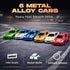 Playset 6 My First Speed Racing Assembly Track Builder Toy - Starter Kit with Diecast Cars, Accessories for Kids