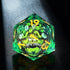 HAOMEJA D20 D&D Beholder Monster Resin Dice - DND 1 Pcs Giant 35mm Dice for Dungeons and Dragons Role Playing Games