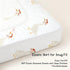20 33, 3 Pack Bedside Sleeper Bassinet Fitted Sheets x Baby Delight Beside Me