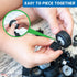 Play Platoon 400 Piece Wheels and Axles Sets, Building Bricks Car Parts and Pieces Kit