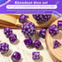 15 Set D3-D100 Set 100 Civaner Pcs Complete Polyhedral Dice Spherical RPG Dice in Opaque Black, Sides for Role Playing