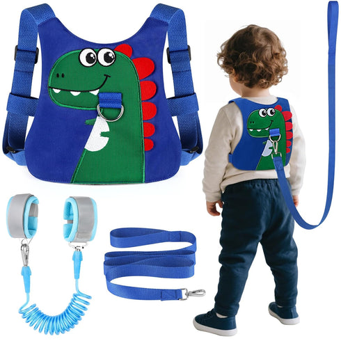 Toddler Leash-Baby Walking Safty Harness and Child Anti Lost Wrist Link for