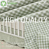Brandream Scallop Edge Cotton Crib Skirt, Baby Boy, Baby Girl, Gender Neutral Crib Skirt Toddler Bedskirt Farmhouse