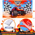Tatuo Truck Party Decorations Supplies, Photography Background 5 x 3 Feet, Happy Birthday Banner 6 x 1 Feet for Kids