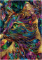 Colorful Cats Painting Puzzle 1000 Pieces, Vibrant Animal Art Jigsaw Puzzle for Adults