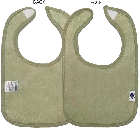 Waterproof Cotton Drool Bibs for Girls and Boys - Unisex Infant Feeding Bibs