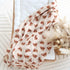 LifeTree Muslin Baby Swaddle Blankets, Large 47" x 47", Boys Girls Swaddling Wrap for Newborn, Bear Head Pattern