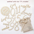 Baby Milestone Numbers | Baby Photo Props Wooden | Newborn Birth Announcement Card Wooden