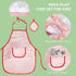 37PCS Playset Sets Shimirth Pretend Play Kitchen Accessories, Kids Kitchen Stainless Steel Play Pots and Pans for Kids