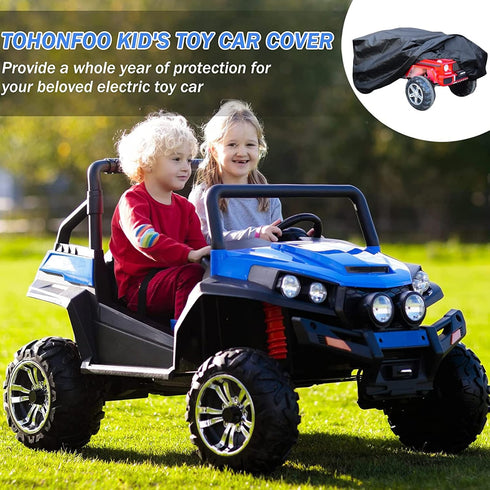Kids Ride-On Toy Car Cover, 52 x 26 x 22 Inch Outdoor Waterproof Protection Cover for Electric Cars