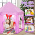 Monobeach Princess Tent for Girls, Large Playhouse Kids Castle with Star Lights, Indoor Outdoor Gift Toy