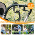 2 Pack Stroller Hooks, 6.3" Large Clips for Hanging Diaper Bags and Shopping, Heavy Duty Carabiner