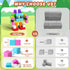 65PCS 3 4 5 6 7 8, Magnetic Blocks with Magnet Eyes Toy, Magnetic Building Blocks with Storage Bag for Kids Gifts, STEM
