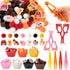 EZdhuawuse Farm Animals Sensory Bin Fillers - 301Pcs Summer Fine Motor Toys Sorting