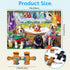 Jeacirio 4-Pack 100 6-8 8-10 100 4-6, Piece Puzzles for Kids Ages Year Old Large Piece Puzzles for Seniors Pieces