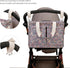 Charming Cherry Canvas Tote Bag - Stylish Multi-Pocket Shoulder Purse for Women
