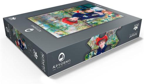 MyPuzzle Two Sisters On The Terrace 1881 by Pierre-Auguste Renoir - Premium 500 Piece Jigsaw Puzzle for Adults