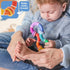 Nuby 6+ Twist-a-Ring Rattle Teether Toy for Babies - Toy for Baby Teething Relief - Months