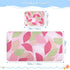 SyXIOP 28" 52" Henri Style Leaf Petal Colorful Cooling Baby Crib Mattress Cover x Absorbent Mattress Protector Pads