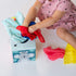 Taf Toys Sensory Crinkle Tissue Box for Toddlers, Colorful Soft Scarves and Crinkling Blankies, STEM Montessori Toy