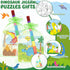 Fullhawl 12 Sets 12 12 Dinosaur Puzzles for Dinosaur Theme Color Your Own Puzzles DIY Dino Jigsaw Crafts with Stackable