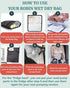 Wet Dry Bag - Waterproof Wet Bag for Travel, Swimsuit, Diaper, Clothes, Period Underwear Organizer