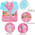 Bassion Smocks for Kids, Toddler Art Smock Waterproof Long Sleeve with 3 Pockets for Age 2-6 Years