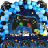 4 Pack Video Game Tablecloth for Kids Birthday Party, 86” x 51” Rectangle Plastic Game Table Cover Decorations