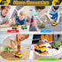 Fajiabao Race Tracks Cars Replacement, Kids Construction Toys Cars with LED Light, Compatible with Most Race Tracks