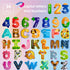 EHR Magnetic Letters and Numbers, Colorful ABC Animal Alphabet Fridge Magnets, Educational Toys for Kids 3-5 Years