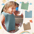 6 Foaincore Pcs Pullover Baby Bibs Cotton Terry Toddler Absorbent Infant for Feeding and Drooling Towel Bib (Fresh