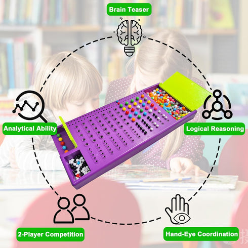Set 2 Famliy KIDAMI Code Breaker Board Game, Classic Codebreaking Codename Original Travel Board Game, Brain Puzzle