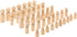 Wood Peg Doll Set, 40 Piece Wood Peg Family (Toy Peg People: Dad, Mom, Angel, Child, Baby) for Crafts & Play