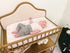 BaeBae Goods 4 Pack Premium Baby Girl Pure Jersey Machine Washable Pink and White Changing Table Cover Diaper Changing