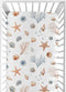 Sweet Jojo Designs Fitted Baby Crib Sheets (Ocean Seashells) for Boys or