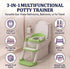 Generic 2026 3-in-1 Potty Training Seat - Upgraded Foldable Potty Chair with Adjustable Step Stool, Removable Cushion