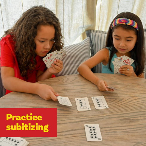LEARNING ADVANTAGE 7293 Ten Frames Playing Cards