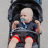 BPA Free Silicone Toy Straps for Baby - Safety Straps for Stroller & High Chair (Red, Yellow, Orange)