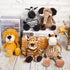 5 Pieces Safari Stuffed Animals Toy Set, 11.8 Inch Wild Animals for Boys, Girls, Adults