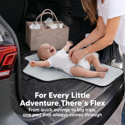 26 21 KeaBabies Portable Changing Pad for Baby, Travel x Wipeable, Waterproof, Foldable Baby Diaper Changing Mat