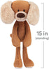 1 15" GUND Take-Along Friends, Masi Puppy Dog Plush Stuffed Animal for Ages and Up, Brown/Cream