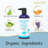 PURA D'OR 16 Oz Kids Wash - All-in-One Gentle Cleanser - USDA Biobased, Sulfate-Free, Tear-Less, Hypoallergenic, Premium, Shampoo & Bubble Bath